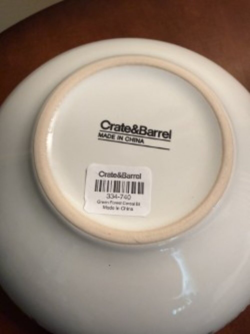 Crate & Barrel Winter Bowls & Mugs - Picture 5 of 7